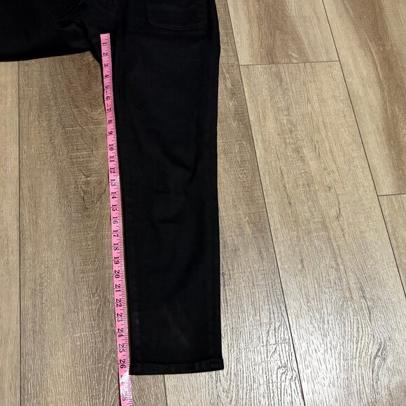 MAEVE Anthropologie Junie High Rise Slim Jeans Size 28 Black - Picture 9 of 13